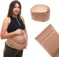 Maternity Women's Belly Band, Adjustable Pregnancy Belly Back Support Band For Abdomen, Pelvic, Waist, & Back Pain. 