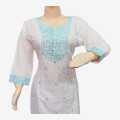 White Kurta Suruwal For Women. 
