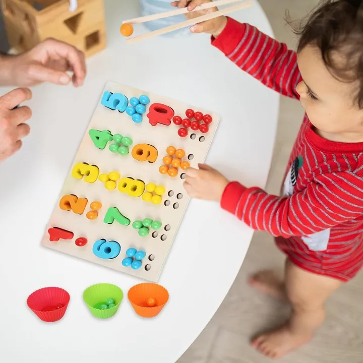 Wooden%20Counting%20Number%20Board,%20Math%20Manipulative%20Materials%20with%20Colored%20Balls%20&%20Cups,%20Matching%20&%20Stringing,%20Early%20Learning%20Toys%20for%20Baby%20&%20Toddler%20-%20Image%203