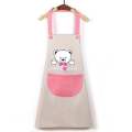 Waterproof And Oil Proof PVC Aprons With Front Pouch Pocket | Cute Printed PVC Apron With Front Pocket For Kitchen. 