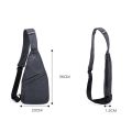 Male Anti-Theft Bagpack Men Sling One Shoulder Bag Boy Waterproof Travel Small Chest Bag Slim Mini Crossbody Bag Black. 
