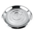 Replacement Black Plastic Knot Stainless Steel Pot Lid Anti- Spill Universal Wok Lid 32/34/36/38/40cm Anti-Scald Pot Cover Pan. 