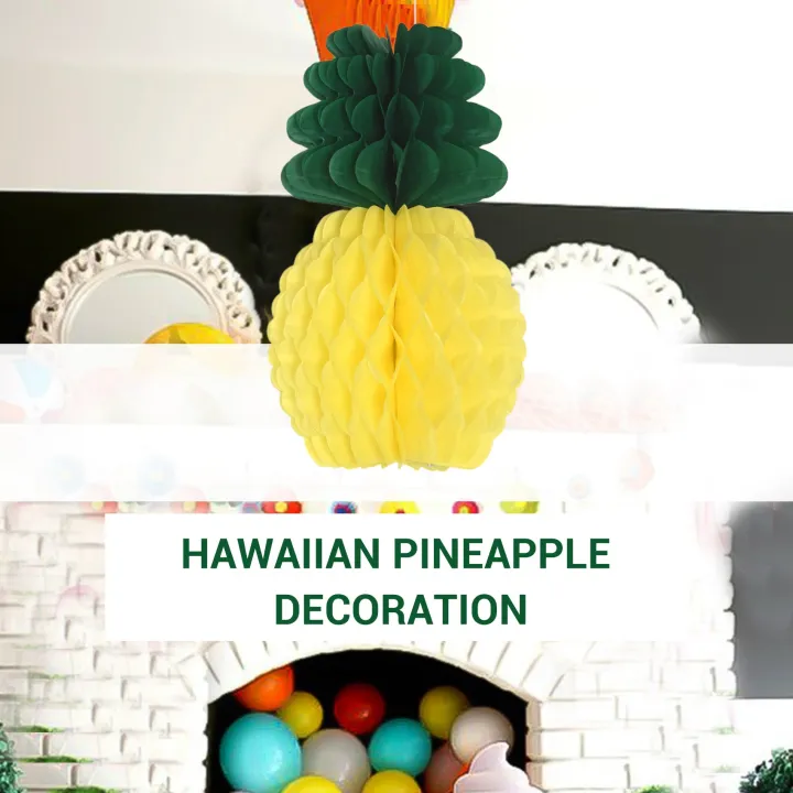 NAMUNY%2012%20Pack%20Pineapple%20Honeycomb%20Centerpieces%20Tissue%20Paper%20Pineapple%208%20Inch%20Supplies%20Table%20Hanging%20Decoration%20Hawaiian%20Luau%20Birthday%20Wedding%20Home%20Favor%20-%20Image%204