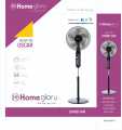 Home Glory Stand Fan With Timer Heavy Base. 