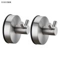 DISICHEN Profesional 2pcs 5KGS Vacuum Suction Cup Hook Reusable Hanger Towel Hooks Stainless Steel Robe Hook Nickel Kitchen Bathroom Home Accessories. 