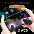 Sweatproof Mobile Game Finger Set, Breathable Non-Slip Finger Cots Touch Screen Sensitive Joystick Finger Thumb Sleeve. 