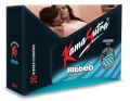 Pack of 20 Kamasutra Ribbed Condoms. 