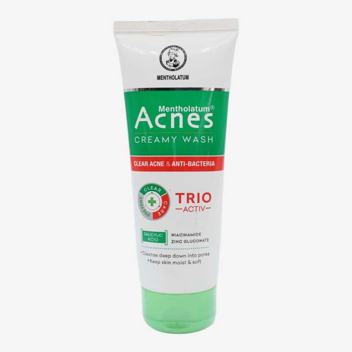 Acnes Mentholatum Creamy Clear Acne  Face Wash 100G
