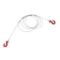 1/10 RC car Crawler Steel Tow Rope with Hooks for SCX10 Wraith Axial D90 Toy parts. 