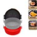 Basket Thicken Silicone Mold For Pot Oven Baking Tray Fried Chicken Pizza Mat Air Fryer Accessories. 