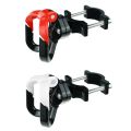 FORIDE 2x Electric Scooter Aluminum Bags Double Hook for Max G30 Scooter Hanger Gadget Claw Red & White + Black. 