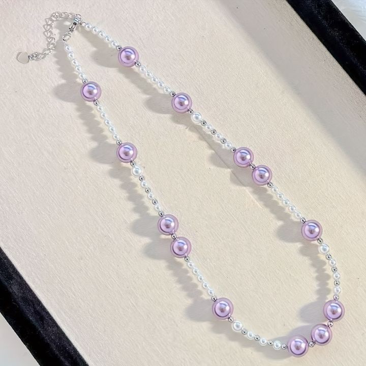 Elegant%20Purple%20&%20White%20Bead%20Necklace%20for%20Women%20by%20Treasure%20Box%20Nepal%20-%20Image%204