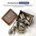 Wooden Money Piggy Bank, Money Saving Box, Gullak with Savings Chart, 100000 Rupees Goal Tracker, Cash Collection Bank for Kids and Adults(1Pc). 