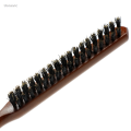 Difutagui Hair brushing, scalp massage, anti-static styling brush for fluffy hair, wooden 【2025 Luxury Version】 handle, natural boar bristle, professional hairstylist styling tool.. 