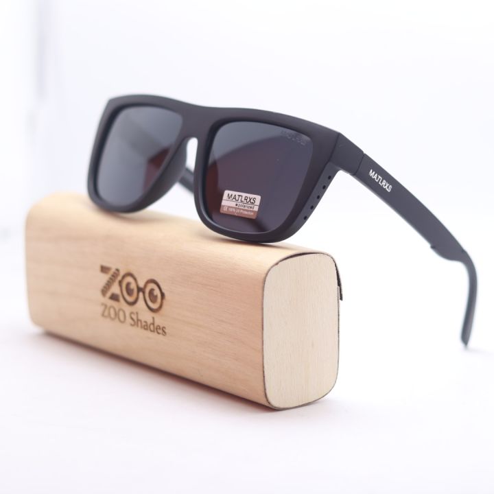 Polarized And UV Protection Matt Black Best Quality Sunglasses For