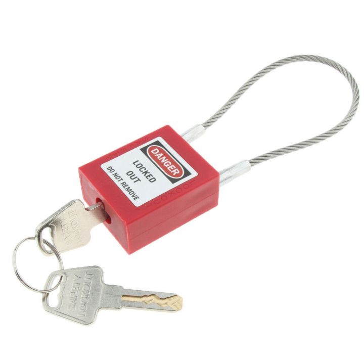 Tag Lock Out Rope Engineering Safety Padlock Rope Long Beam Lockout Tag Isolation Lock ...