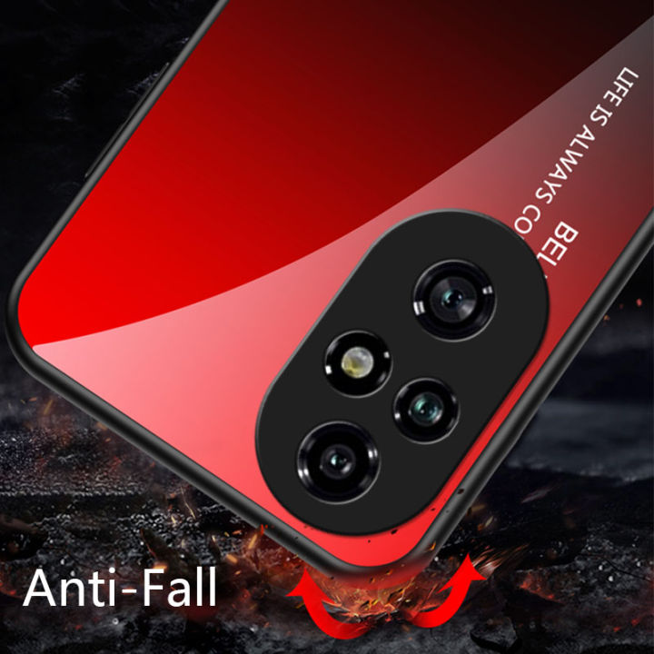 Biruiqu%20For%20Honor%20200%20Pro%20Shockproof%20Gradient%20Tempered%20Glass%20Back%20Soft%20Silicone%20Edge%20Case%20Cover%20-%20Image%203