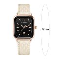 Trendygirl Formal Ladies Watch Stylish Ladies Quartz Watch with Date Display Adjustable Strap High Accuracy Timepiece for Ladies Square Watch. 