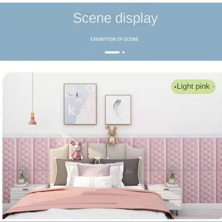 Home%20Decoration%20Thicken%203D%20Wall%20Stickers%20Anti-Collision%20Diy%20Wallpaper%20Self-adhesive%20Wall%20Mat%20Pad%20Kids%20Bedroom%20-%20Image%207