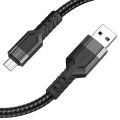 Hoco U110 Nylon Braided Anti Bending Extra Thick USB to Micro USB Cable for PS4 Controller and Android Phones. 