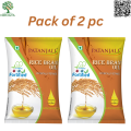 Patanjali Indian Rice Bran Oil 1ltr Pouch Pack of 2pc. 