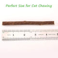 15Pcs Natural Silvervine Sticks for Matatabi Chew Sticks Teeth Molar Chew Toys for Cat Teeth Cleaning. 