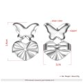 Difutagui 2021 New Earring lift Backs Support Hypoallergenic Magic Heart Butterfly Affordable clover Lifters Fits All Post Earring With/No Gift Box. 