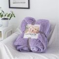 Premium Luxury Ultimate Super Soft Reverse Sherpa Throw Blanket - King Size (Random Colours). 