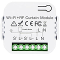 OUMERY 2X Tuya Smart Life WiFi 433Mhz Blind Curtain Switch with RF Remote for Electric Roller Shutter Control, 1RC 1RE. 