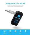 Car Bluetooth X6 Music Receiver Adapter 3.5Mm Jack Wireless Handsfree Car Kit With Tf Card Reader Function Mp3/Mp4. 