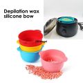 Difutagui New specials 1pc Beauty Wax Heater Pot​ Melting Bowl ​Reusable Soft Silicone Original Wax Heat Resistant Wax Heater Inner Accessory For Hair Remover. 