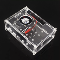 Raspberry Pi 4 Model B Clear Acrylic Case Enclosure Box Kit with Cooling Fan US. 