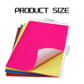 Sticker Paper A4 Sticker Paper A4 Sticker Labels 8.27x11.69 Inch for Laser/Inkjet Printers for Office School. 