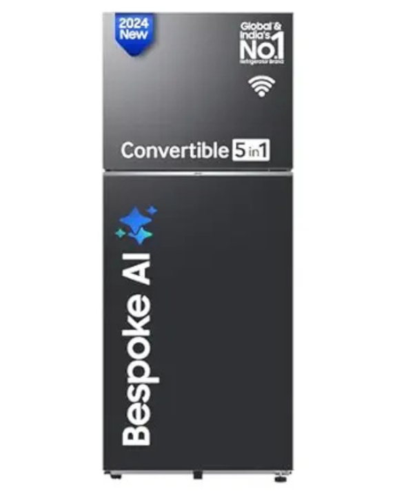 Samsung 396 ltr 5 in 1 convertible double door refrigerator RT41DG6A2BB1HL - Big Digital