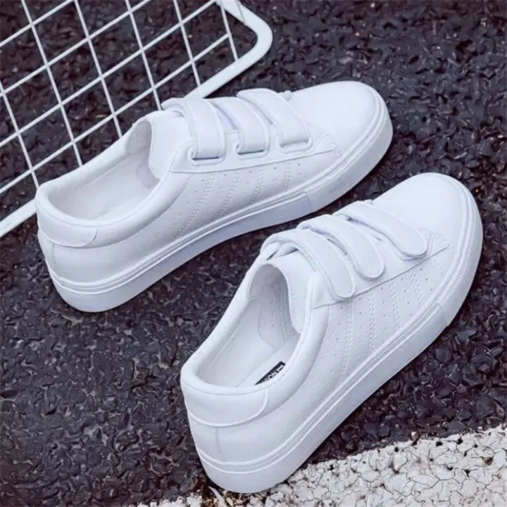 New%20Fashion%20Women%20Shoes%20Casual%20High%20Platform%20PU%20Leather%20Striped%20Simple%20Casual%20White%20Sneakers%20For%20Women's%20-%20Image%203