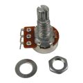 10x Guitar Small Size Pots A250K Potentiometers & 6Pcs Metal Guitar Locked String Saddles for Floyd-Rose Tremolo Bridge. 