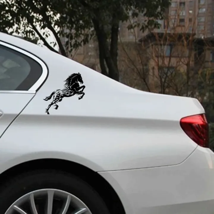 Car Accessories Horse Car Sticker Waterproof Animal Styling PVC Car ...
