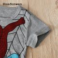 Huadunwen 【2025 Version】 Kingstar123 Kids Boys Tops Spider man T-shirt Clothes Short Sleeve Casual Cotton Tee Summer. 