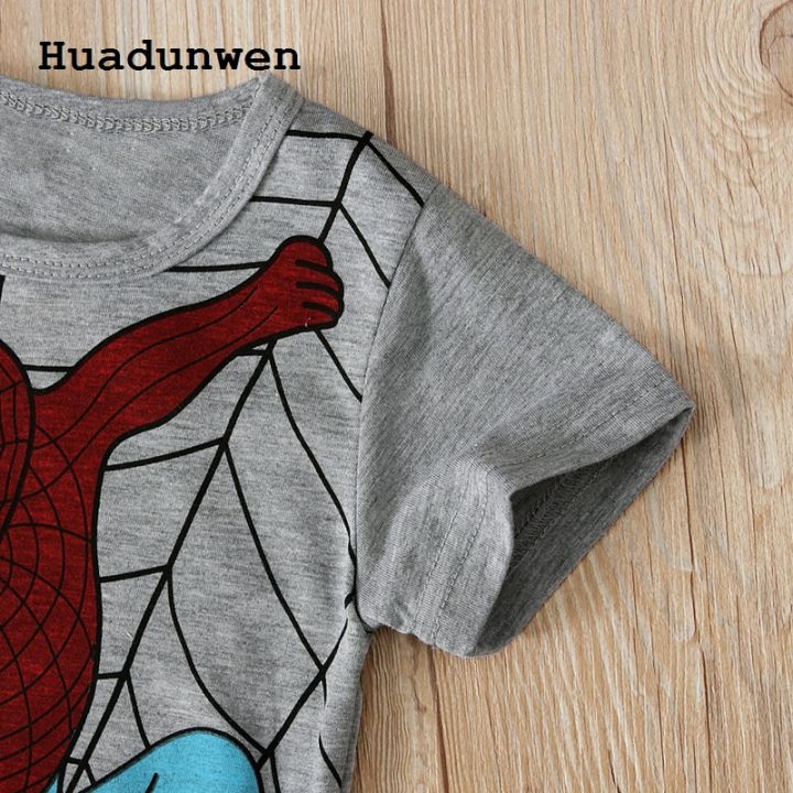 Huadunwen%20%E3%80%902025%20Version%E3%80%91%20Kingstar123%20Kids%20Boys%20Tops%20Spider%20man%20T-shirt%20Clothes%20Short%20Sleeve%20Casual%20Cotton%20Tee%20Summer%20-%20Image%206