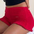 KEBETEMEWomen Frilly Ruffle Micro Bloomers Shorts Y2k Low2025 New Rise Smocked Mini Shorts Coquette Boxer Pj Shorts. 