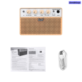 NEW IRIN BA-10 Electric Guitar Mini Amplifier 10W Bluetooth Connectivity Hot Selling Electric Guitar Bass Mini Amplifier Practice Accessory. 