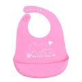 Silicone Washable Newborn Dining Scarf Baby Bib with Food Catcher for Feeding. 