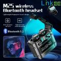 M25 TWS Wireless Bluetooth Earbuds with Touch Control and Waterproof Design. 