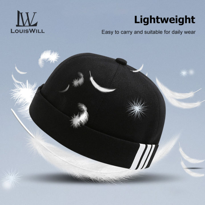 LouisWill%20Cap%20For%20Men%20Dome%20Melon%20Beanie%20Hats%20Adjustable%20Docker%20Cap%20Fashion%20Men's%20Landlord%20Hat%20Hip%20Hop%20Brimless%20Hat%20Spring%20And%20Summer%20Street%20Trend%20Melon%20Hat%20Embroidery%20Retro%20Cap%20-%20Image%207