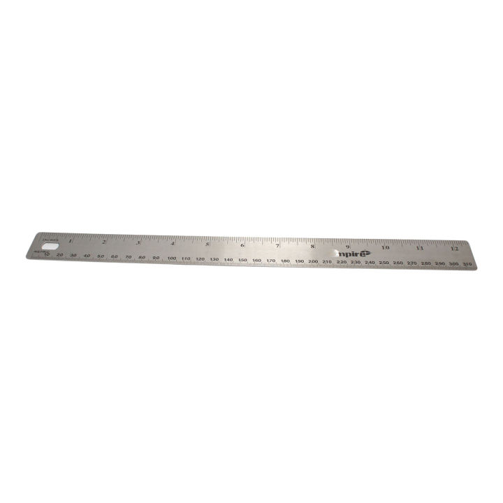 Steel Ruler Scale Hard 12'' |Measuring Tool for Engineering ,Office, School, Architect and Drawing|