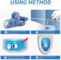 6pcs 50g Blister Blue Bubble Toilet /Washing Crock Cleaning gel, Solid Blue Bubble Bowl Cleaner. 