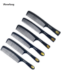 Wenefang Professional Barber Shop Hair Cutting Comb Flat Head Cut Comb Sales promotion Anti-static Hair Styling Brush Massager Detangling Combs. 