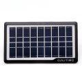 GDLITE GD-8017 Portable Solar Lighting System Kit - Emergency Light with 5V USB Output & Solar Charging, Includes 3 Bulbs. 