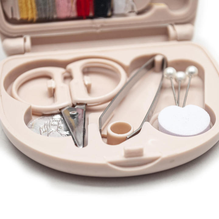 Portable Mini Sewing Kit with Thread, Needles & Scissors – Travel ...