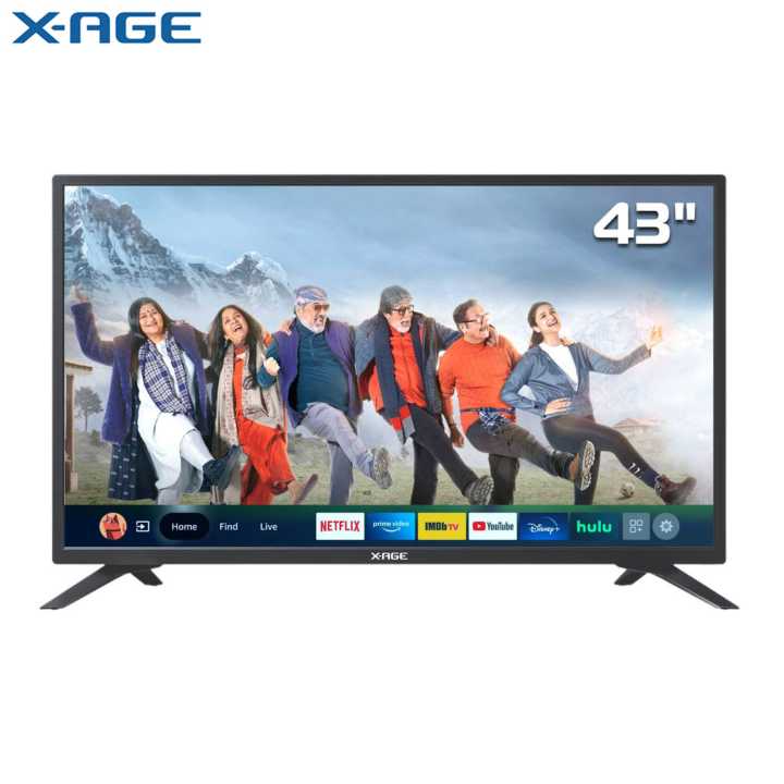 X-AGE 43" Smart LED TV |1080P FHD | 1GB RAM | 8GB ROM